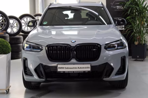 BMW X3 M40 xdrive Leder Vernasca schwarz Naht blau