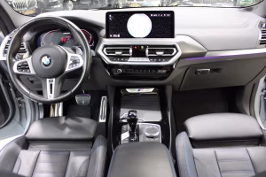 BMW X3 M40 xdrive Leder Vernasca schwarz Naht blau