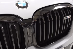 BMW X3 M40 xdrive Leder Vernasca schwarz Naht blau